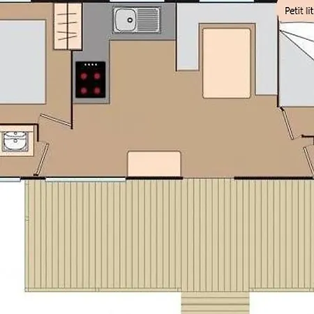 Mobil-home Avec Terrasse Pour 4 Pers. - Api-1-52-1600 * Sournia
